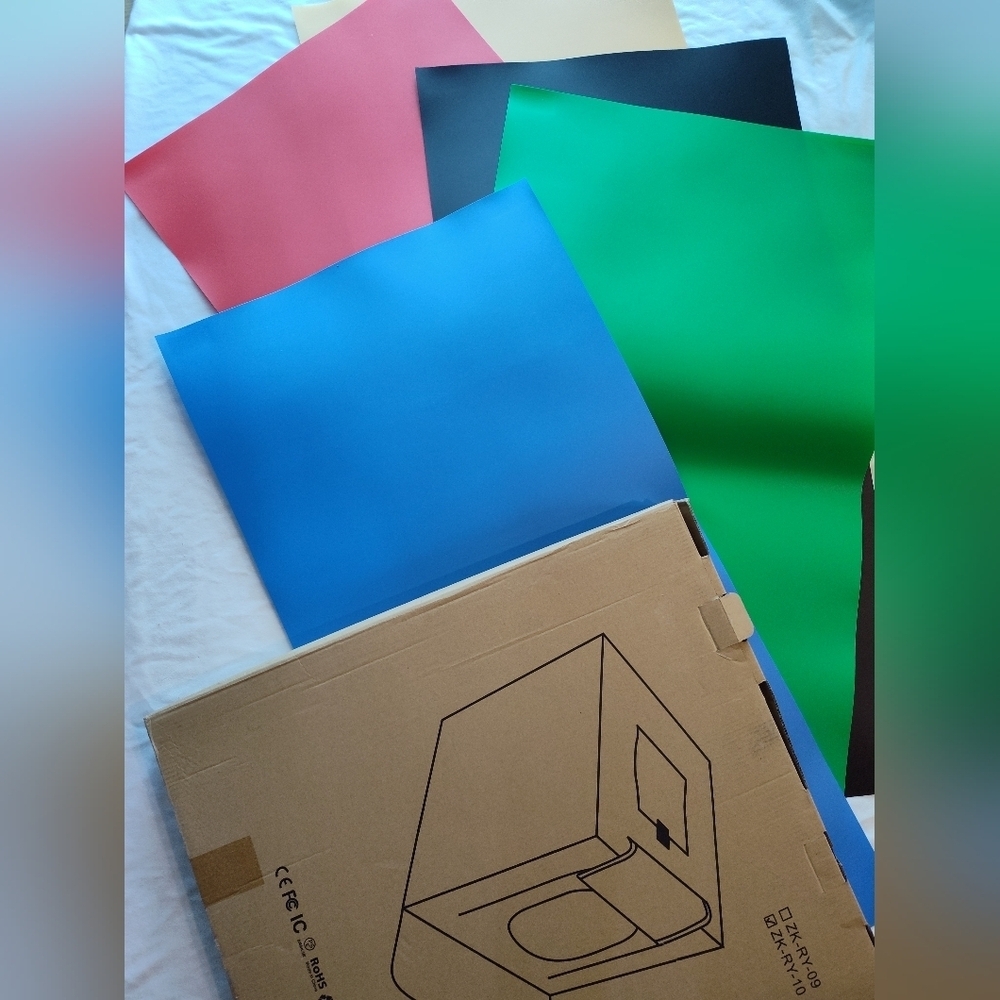 20" Light Box Backdrop Set NIB | 5 Colors Photography Background Replacement